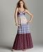 Style&co. Mixed Print Tiered Maxi Dress