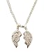 Princess Silver Split Pendant on 16