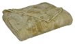 Horizons Collection Micro-Fleece Plush Twin Size Blanket, Honey