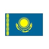 Kazakhstan Flag 3ft x 5ft Polyester
