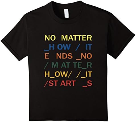 Kids No matter - In Rainbows 12 Black