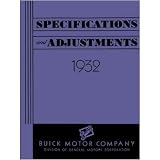 1932 BUICK Series 90 Service Shop Repair Manual Book by General Motors