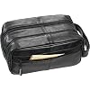 Alassio Kulturtasche aus Echt Leder/44000 ca. 25 x 13 x 10 cm schwarz