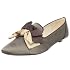 ALL BLACK Womens Bow Bow Flat