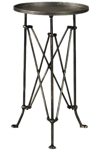 Perry Accent Table 14.25x14.25 BROWN PAINTED