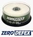 Electronics : Zero Defex DVD+R DL 2.4x Dual Layer Inkjet Printable (25 tub)