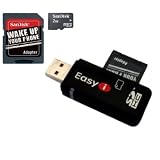 SANDISK MICRO SD 2GB CARD & FREE EASYi USB SD CARD READER (Supports Windows Vista, 98SE, ME, 2000 & XP)