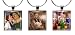 WIZARD OF OZ ~ Scrabble Tile Wine Glass Charms ~ Set #4 ~ PAIR & A SPARE ~ Set of 3 ~ Stemware Charms/Markers/Pendants