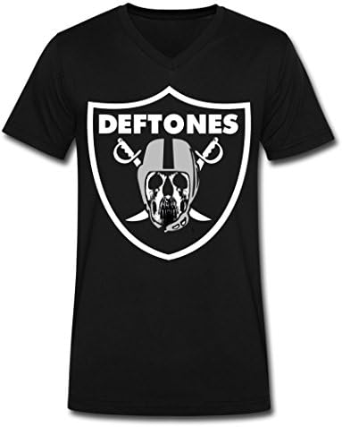 SR BIG boy's Deftones logo men's t shirt Black L