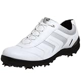 ECCO Men's C-Force Hydromax Golf Shoe,White/Silver Metal,46 EU (US Men's 12-12.5 M)