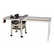 Jet  708481K JPS10XL52SW: 10" ProShop Tablesaw 1-3/4HP 52" Rip fence Steel Wings