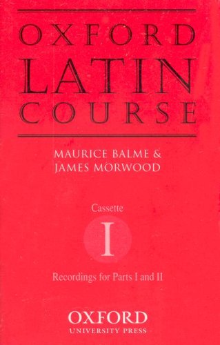 Oxford Latin Course: Cassette I: Recordings for Part I and II (Oxford Latin Course) under Audiobooks in The Books Store