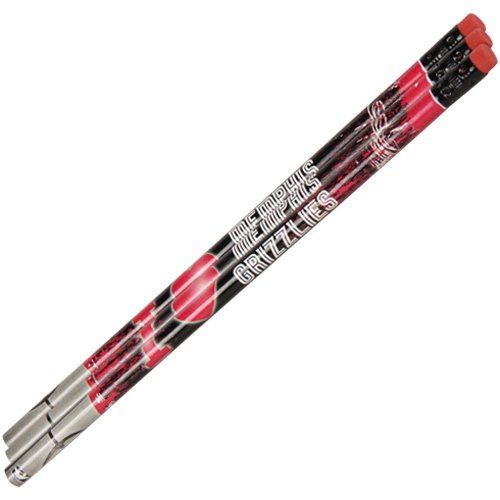 NBA Memphis Grizzlies 3-Pack Team Logo Pencil Set - Pink