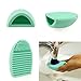 Makeup Brush Cleaner and Dryer [2018 Upgraded] Electronic Brushes Cleaner Wash & Dry Makeup Brushes in Seconds with 8 Rubber Holders Suit for All Size Makeup Brushes (pink)