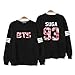 KPOP Bangtan Boys BTS Jung Kook SUGA V J-Hope Sweater Jumper Black