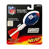 NERF NFL New York Giants Pocket VORTEX FLYING FOOTBALL