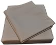 Microfiber Spa Quality Bed Sheet Set, King Size, Tan, 4-Pieces