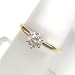 14K Two-Tone Gold Diamond Solitaire Ring - 0.50 Ct.