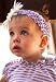 "My Little Noggin" 1.5" baby girls crochet headbands 12 total image 2