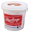 Rawlings Bucket with 2 Dozen ROLB3 Baseballs