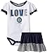 MLB Girls Love My Team Infant Onesie & Skirt Set, Newborn