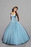 Aqua Quinceanera Dresses by Mori Lee