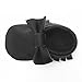Sayoyo Black Bow Tassels Soft Sole Leather Infant Toddler Prewalker Shoes (0-6 months, Black)
