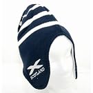 Scotland Navy Blue Winter Hat, Saltire Thermal Peruvian Hat