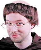 Adult Friar Monk Costume Wig