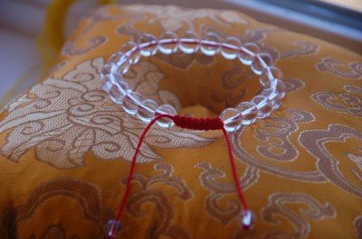 Crystal Quartz Wrist Mala/ Bracelet for Meditation