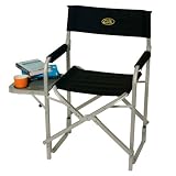Camp 4 Trinidad - Chaise de camping avec table - Noir - 73 x 51 x 8