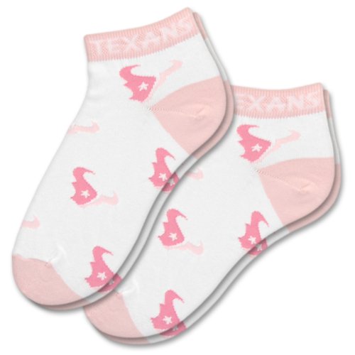 Houston Texans Women's Pink Socks (2-pack)