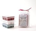 Mountain Scent-sations 3pk Melty Cube Scented Wax Melts: Fresh Balsam (#1 Seller for 13 years-evergreen), Ski Lodge (pine needles,aromatic woods,patchouli,musk), and Avalanche (peppermint,eucalyptus) 3.2 oz each