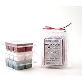 Mountain Scent-sations 3pk Melty Cube Scented Wax Melts: Fresh Balsam (#1 Seller for 13 years-evergreen), Ski Lodge (pine needles,aromatic woods,patchouli,musk), and Avalanche (peppermint,eucalyptus) 3.2 oz each