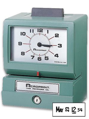 Manual Time Clock