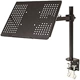 NavePoint Laptop Notebook C-Clamp Desk Stand Mount With Fully Adjustable Extension Arm Black