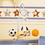 Bedtime Originals Champ Snoopy Musical Mobile, Blue