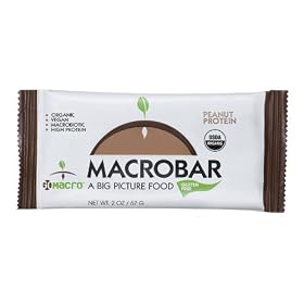 MACROBARS Organic Peanut Protein, 2.3-Ounce Bars (Pack of 15)