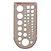 CHARTPAK/Pickett 1034I Templates, 43 Geometric Shapes/Symbols, 5 3/4quot; x 13quot, Smoke