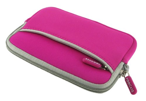 rooCASE Neoprene Sleeve Magenta Carrying Case for Western Digital My Passport Essential 500GB Portable HardB004SOYRUI : image