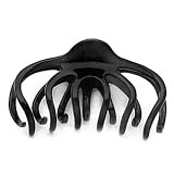 Caravan Hump With Wave Hair Clip Black 4-1/4