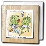 Review 3dRose LLC  / Dr. Cabbage Patch Adams - 6 Inch Tile Napkin Holder