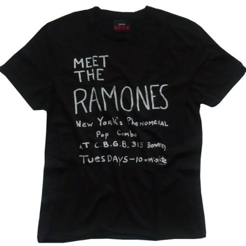 Amplified T-Shirt – Meet the Ramones – Black Gr. S