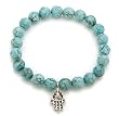 Satya Jewely - Healing Armband - T�rkis u. Hamsa