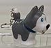 ALASKA POOPING HUSKY Squeeze Me Key Chain