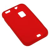 GTMax Red Soft Rubber Silicone Skin Protector Cover Case for Verizon Samsun ....