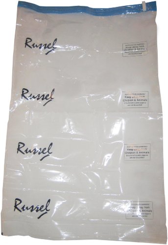 H & L Russel 2-Way Vacuum Storage Bags, Set of 2