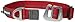 Ruffwear, Crag Dog Collar, Stylish Adventure Collar with Premium Reflective Design, Quick Release Buckle, Lightweight All-Day Comfort, Red Currant, 14