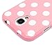Galaxy S4 Case - Fosmon DURA Series SLIM-Fit Case Protective Skin Cover for Samsung Galaxy S4 IV / I9500 - Polka Dots (Baby Pink)