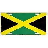 Jamaica Flag License Plate